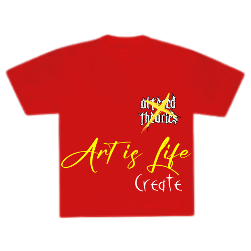 Apple Red “Art is Life” Tee