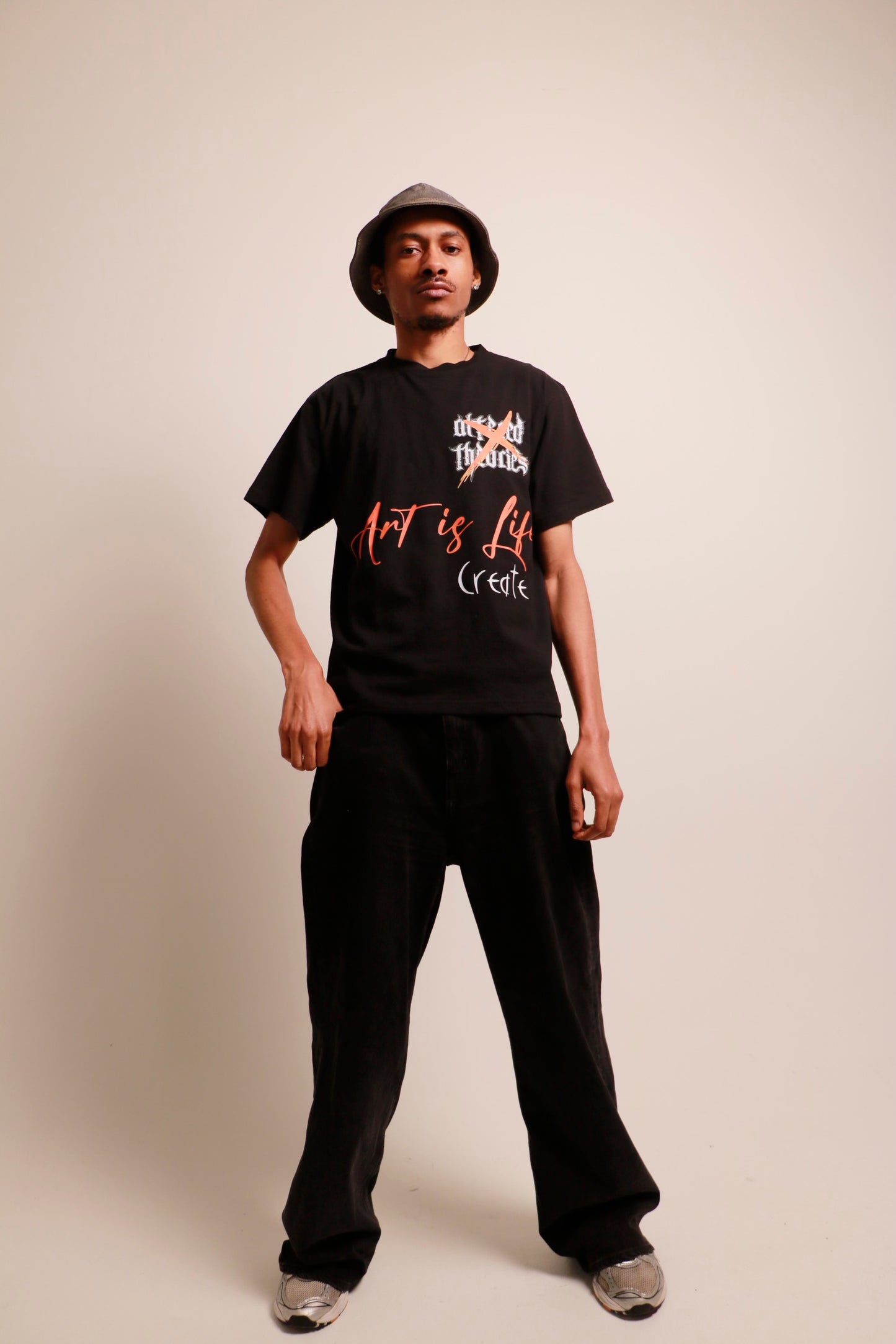 Jet Black “Art is Life” Tee