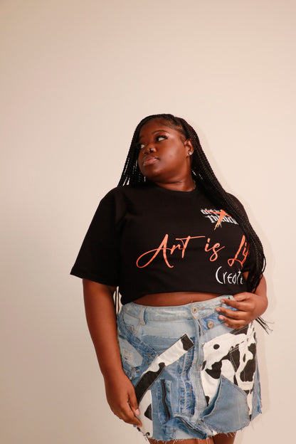 Jet Black “Art is Life” Tee